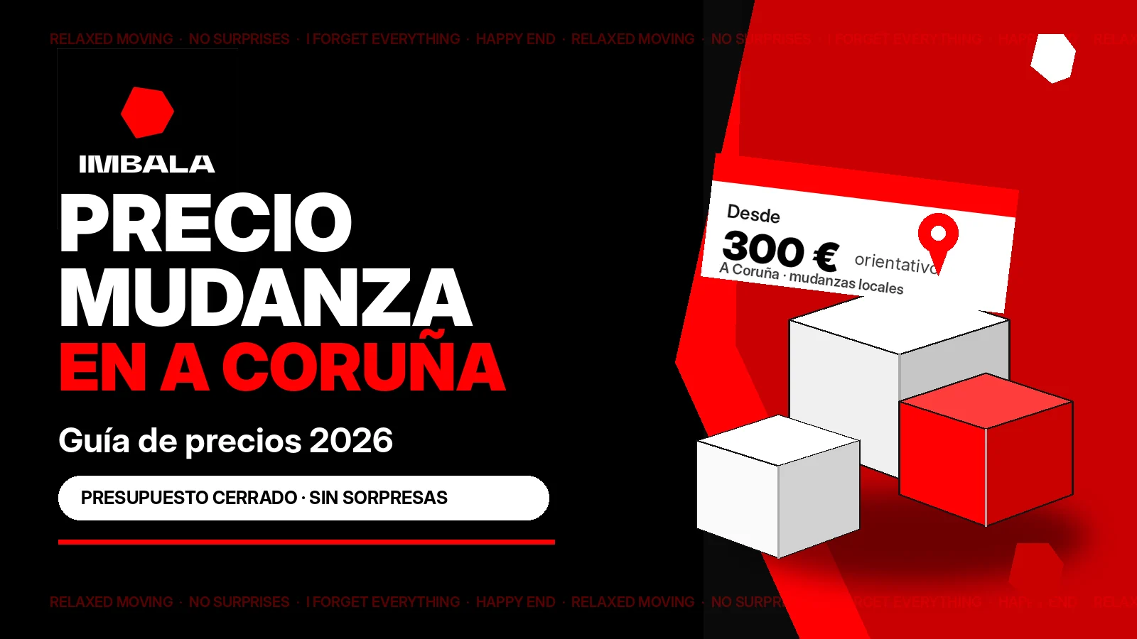 Precio mudanza en A Coruña 2026 - IMBALA